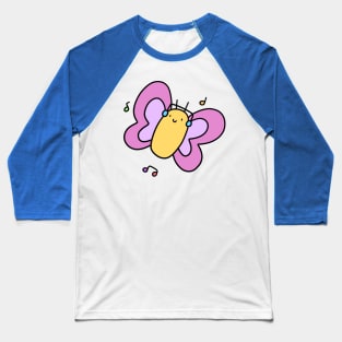 Headphones Butterfly Baseball T-Shirt